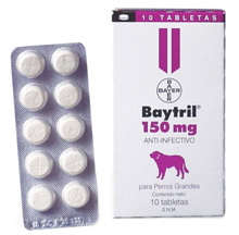 BAYTRIL TABLETAS 150 mg