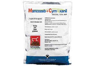 MANCOZEB + CYMOXANYL VECOL 72% WP